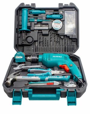 Kit Taladro Total 680w con 115 accesorios