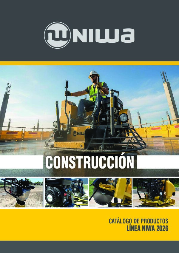 Portada del catálogo Niwa Construccion 2026