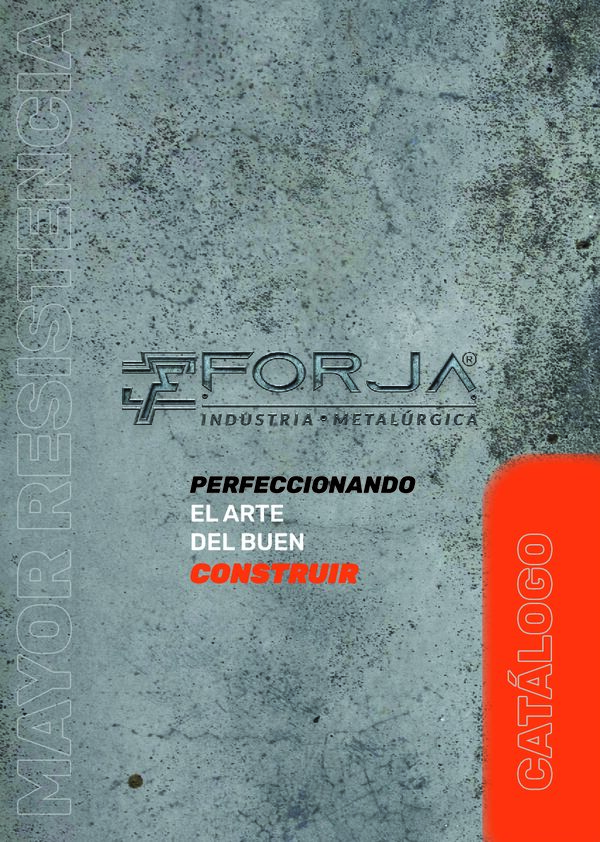 Portada del catálogo Forja 2026