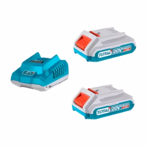 Kit 2 Baterías 20V 2.0Ah + Cargador TOTAL